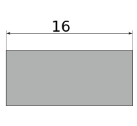 Полоса горячекатаная 16х8, длина 6 м, марка Ст1-3пс/сп