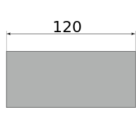 Полоса горячекатаная 120х10, длина 6 м, марка Ст3