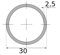 Трубы х/д 30х2.5