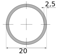 Трубы х/д 20х2.5