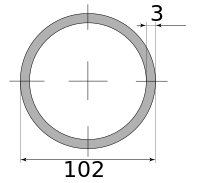 Трубы электросварные 102х3 10000-12000