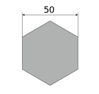 Сталь горячекатаная конструкционная, шестигранник 50, марка Ст45