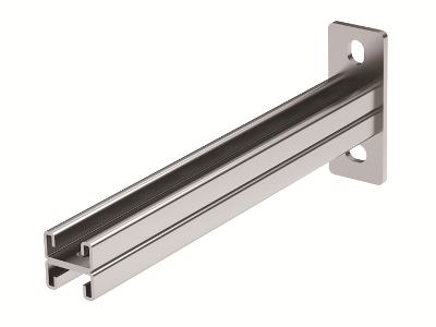 Фото консоль двойная, осн.200 мм, цинк-ламельная Консоль двойная, осн.200 мм, цинк-ламельная